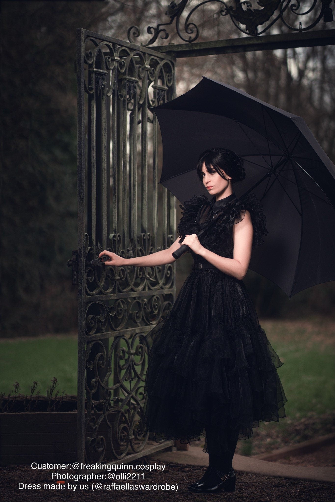 wednesday prom dress costume Wednesday Addams Black prom Dress Halloween Cosplay Costume Handmade B Mermaidcosplay