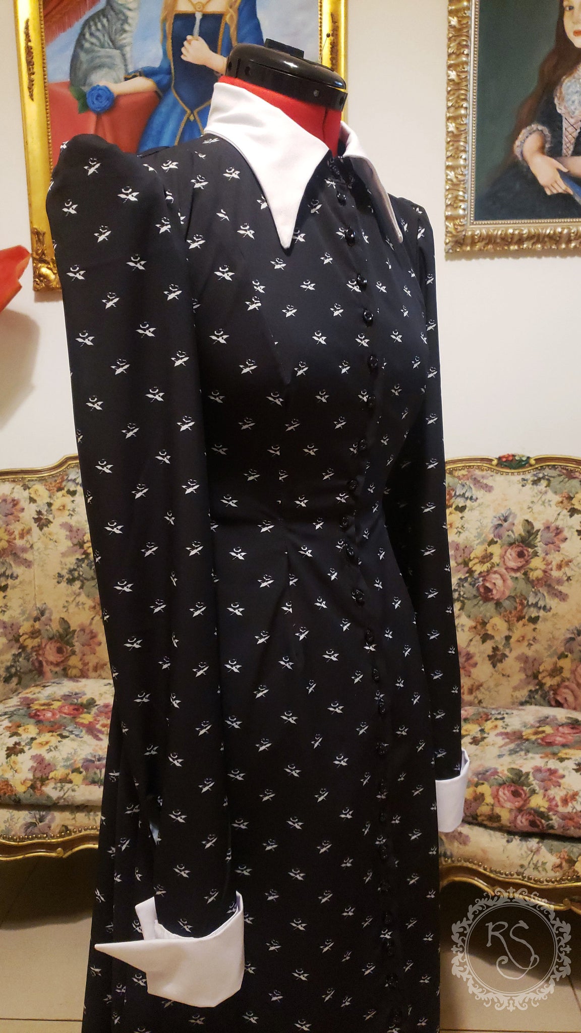 Wednesday Dark Gothic Prom Beautiful Wednesday Dress – MJcostume Wednesday Dark Gothic Prom Beautiful Wednesday Dress – MJcostume