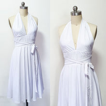 Load image into Gallery viewer, Lconic White halter neck dress 1955 The Seven Year Itch inspired dress