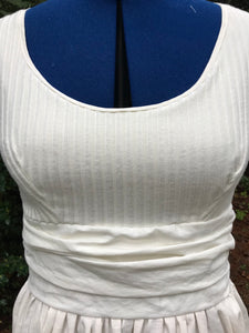 White or Cream Linen Adult Dress or Cosplay Costume Inspired by Romeo and Juliet