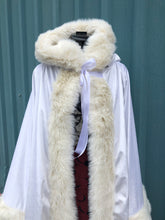 Load image into Gallery viewer, White plush velvet Santa robe
