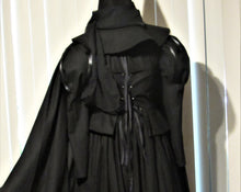 Load image into Gallery viewer, Wicked Witch Costume Dress Belt Cape Hat for Girls