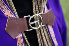 Load image into Gallery viewer, Wizard hooded mantle mage sleeved cloak sorcerer robe witch cosplay larp magician outfit