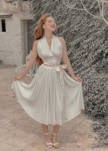 Load image into Gallery viewer, Women Ivory Elegant Day And Night Dress