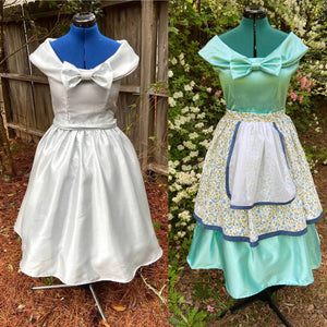 Women's Custom Adult 50s Style Dapper Day Dress Cosplay with Bow
