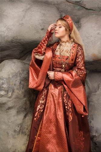 Women's Historical Costume MADE TO ORDER Mary Boleyn An extravagant 16th century costume from paintings of Anne Boleyn's sister
