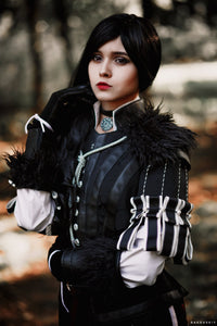 Yennefer Cosplay costume Highly detailed Yennefer's black dress Yennefer Cosplay Outfit Black Full Set Lady Witch Costume Saga Cosplay