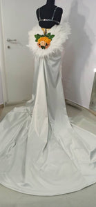 Final Fantasy cosplay costume Yuna wedding dress
