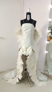 Final Fantasy cosplay costume Yuna wedding dress