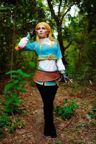 Halloween costume Zelda from Breathe of the Wild game Zelda cosplay LoZ BOTW clothing Female Character Convent Cosplay Costume