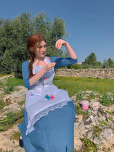 Load image into Gallery viewer, 100% cotton Cinderella Cottagecore apron cosplay costume