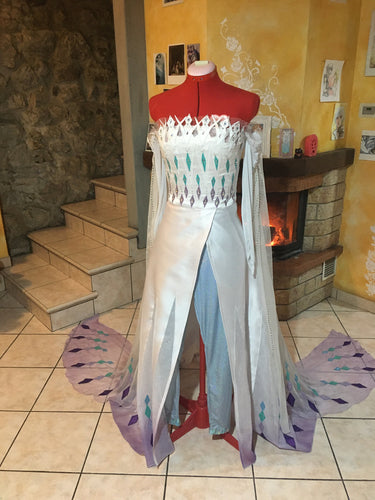 Elsa frozen 2 spirit gown costume cosplay
