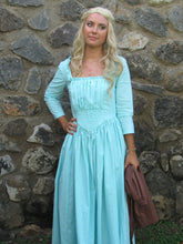 Load image into Gallery viewer, 2 Pc Cinderella 2015 Princess Costume Gown Work Dress Apron for Girls Teens Adults