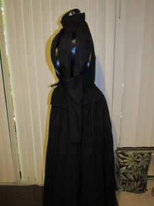 Wicked Witch Costume Cosplay Dress Belt Cape Hat for Teens/Adults