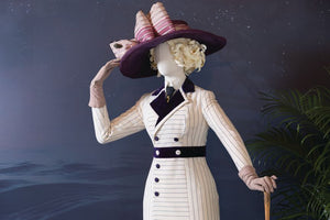 Delightful Valencienne Lace Belle Epoque Edwardian Sinking Dress