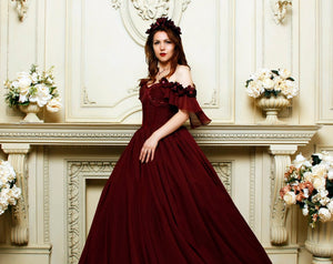High quality luxury prom dresses Wedding Maroon long dress Evening Dress Prom Evening Sweetheart with Train Dresses Arabic