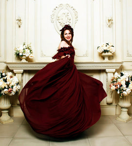 High quality luxury prom dresses Wedding Maroon long dress Evening Dress Prom Evening Sweetheart with Train Dresses Arabic