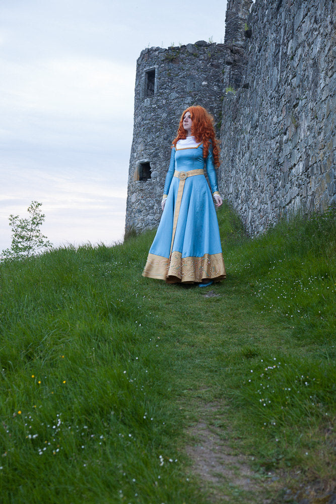 Merida Brave blue princess dress – MJcostume