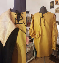 Load image into Gallery viewer, READY FOR SHIPPING ! Tunic + short cloak, ready to wear Larp set for gentlemen