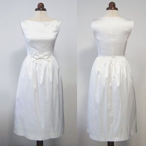 White bridal gown cocktail  Jackie Kennedy Inspired White evening gown wedding dress