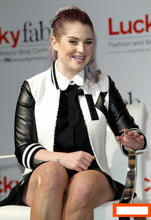 Load image into Gallery viewer, Kelly Osbourne Varsity Jackets for Women Custom Letterman Jackets Design Your Own