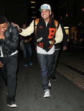 Load image into Gallery viewer, Chris Brown Men&#39;s Varsity Jackets Letterman Jacket for High School Letter B