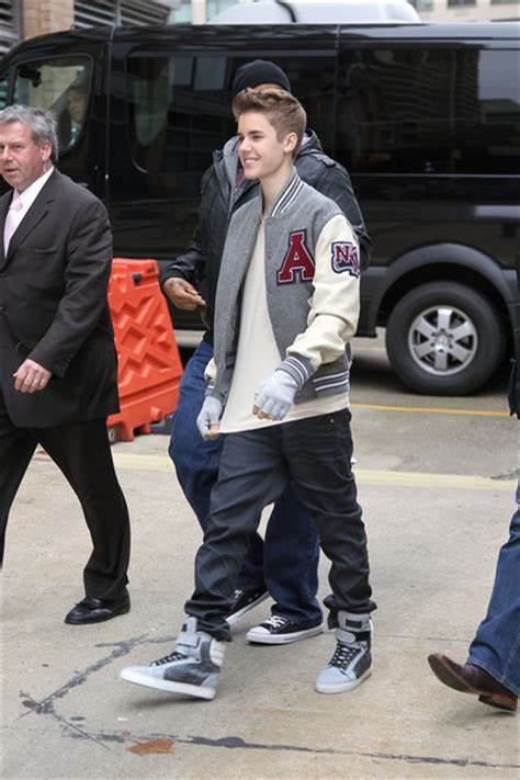 Justin Bieber Varsity Jacket High School Letterman Jacket A Letter