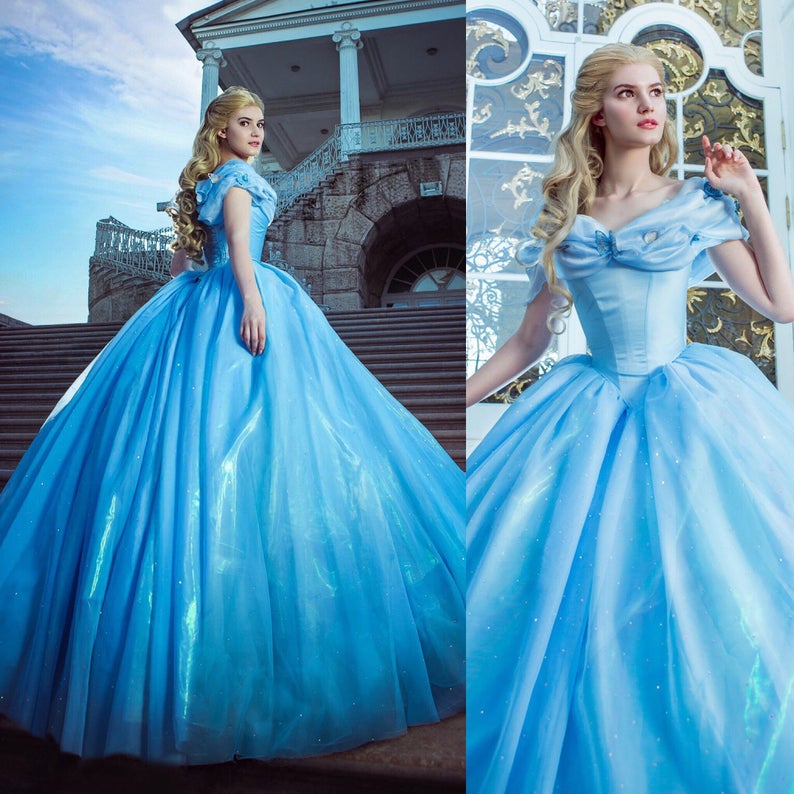 Adult Cinderella Dress For Wome Cinderella Live Action Dress 2015