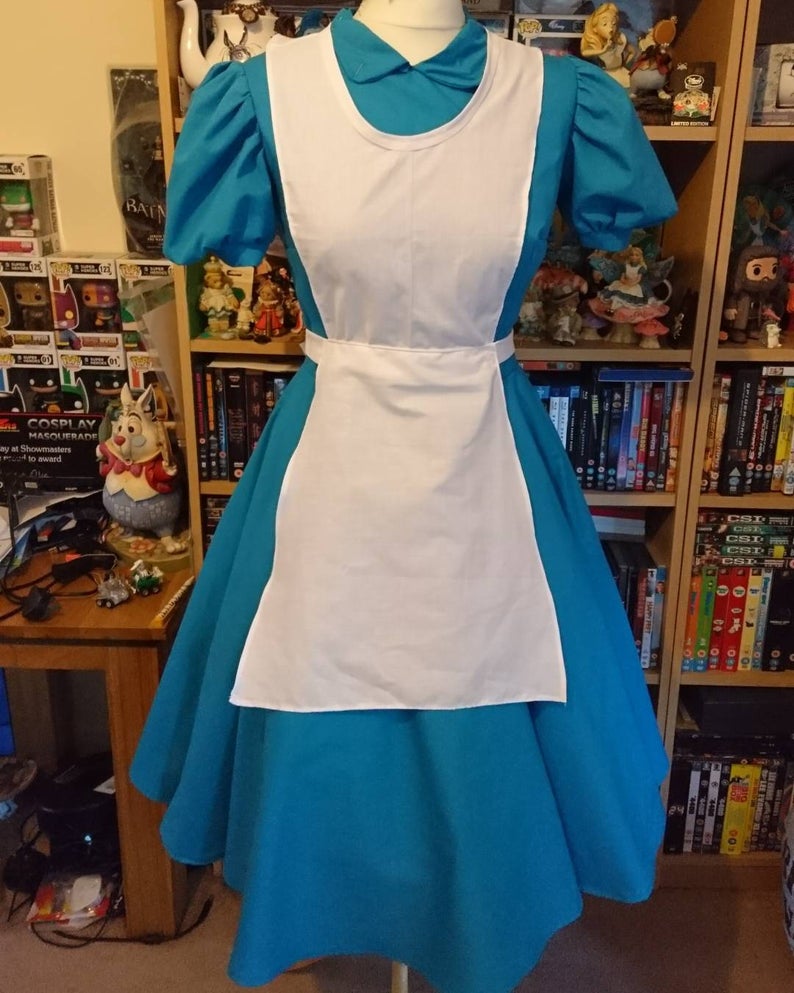 princess polly baby blue dress Alice in Wonderland Outfit