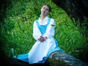 Blue Belle Dress, Belle Blut Outfit, Princess Belle Costume from Beaut MJcostume Blue Belle Dress, Belle Blut Outfit, Princess Belle Costume from Beaut MJcostume