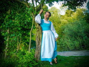 Blue Belle Dress, Belle Blut Outfit, Princess Belle Costume from Beaut MJcostume Blue Belle Dress, Belle Blut Outfit, Princess Belle Costume from Beaut MJcostume