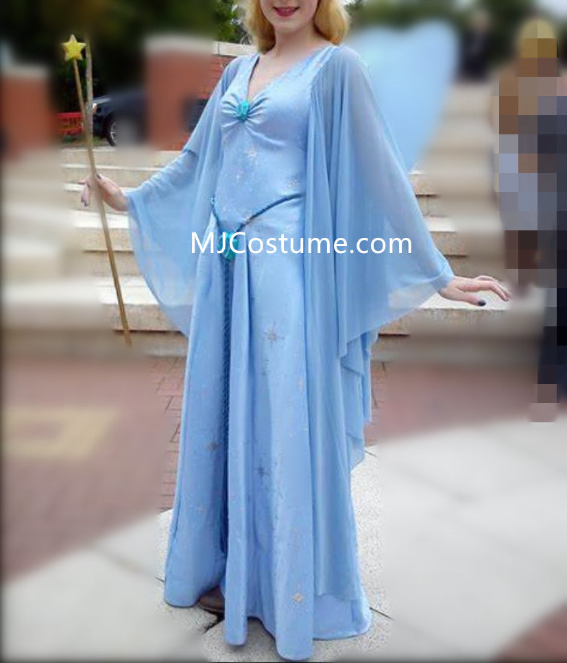 Blue Fairy Pinocchio Costume Blue Fairy Cosplay Dress