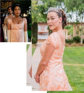 Bridgerton Kate Sharma Inspired Regency Dress Custom Made