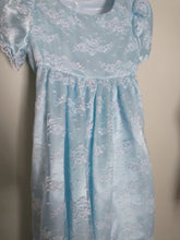 Load image into Gallery viewer, Blue Regency Dress Jane Austen Dress Bridgerton Regency Dress