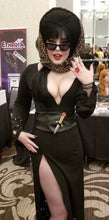 Load image into Gallery viewer, Elvira Black Dress Cosplay Costume inspired Elvira: Mistress of the Dark