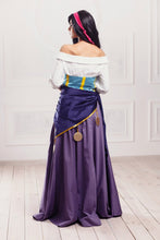 Load image into Gallery viewer, Esmeralda Dress Esmeralda Costume White Purple Outfit from Hunchback of Notre Dame