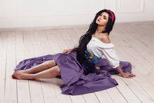 Load image into Gallery viewer, Esmeralda Dress Esmeralda Costume White Purple Outfit from Hunchback of Notre Dame