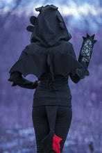 Load image into Gallery viewer, Female Black Dragon Hoodie Black Dragon Outfit Cosplay Costume