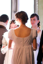 Load image into Gallery viewer, Jane Austen White High Waistline Regency Dress