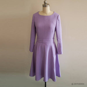 Kate Middleton Purple Lavender Dress Duchess Cambridge Dress