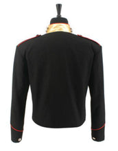 Load image into Gallery viewer, Kids, Men, Women Michael Jackson Double Breasted Jacket Black/Red