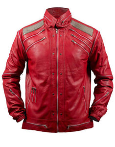 Kids, Male, Female Michael Jackson Beat It Red Jacket Costume