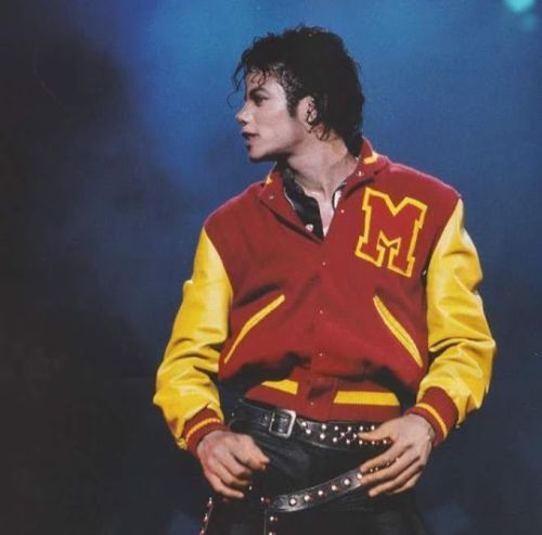 Custom MJ Michael Jackson Thriller Jacket M Letter Varsity Jacket