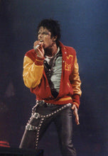 Load image into Gallery viewer, Custom MJ Michael Jackson Thriller Jacket M Letter Varsity Jacket