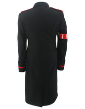 Load image into Gallery viewer, Michael Jackson Black Military Trench Coat MJ Costume