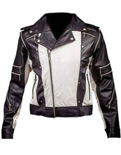 Load image into Gallery viewer, Michael Jackson Commercial Jacket Black White Leather Costume