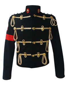 Michael Jackson Costume Military Black Jacket