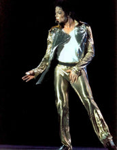 Load image into Gallery viewer, Michael Jackson History Tour Pants Golden Trouser