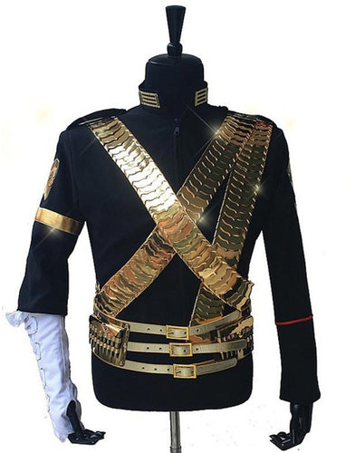 Michael Jackson History Tour Outfit White Sequin Jacket for Man/Women/Kids