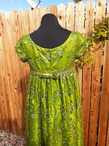 Penelope Featherington Green Dress Bridgerton Dress Regency Inspired Dress